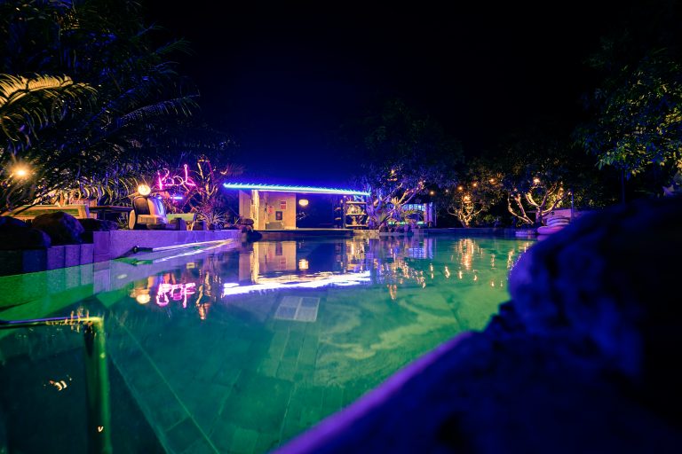 Tropical Pool at Prakasham Night View